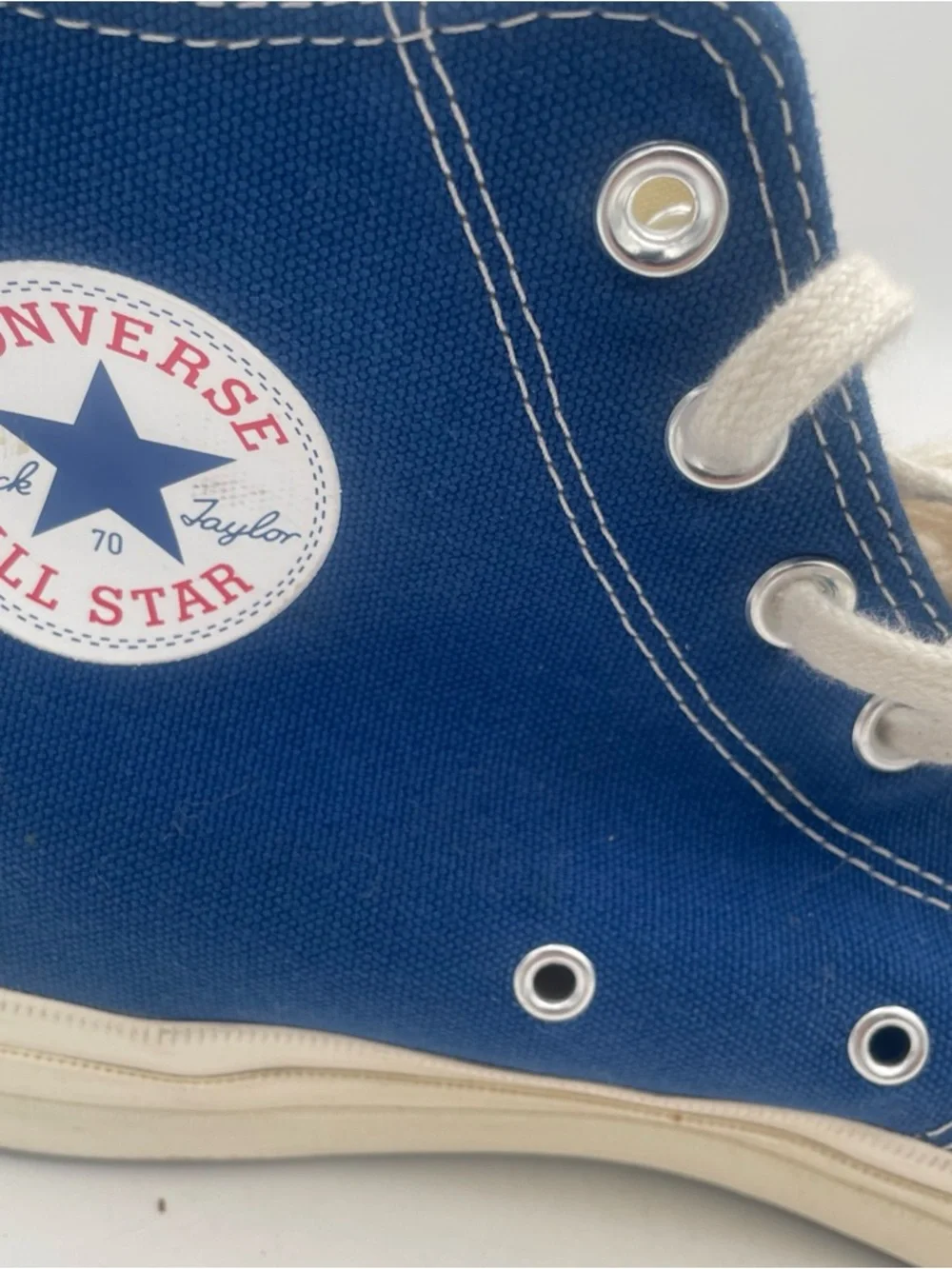 Converse Comme des Garcons Blue High-Top sneakers‎ Heart Eyes Women’s size 10